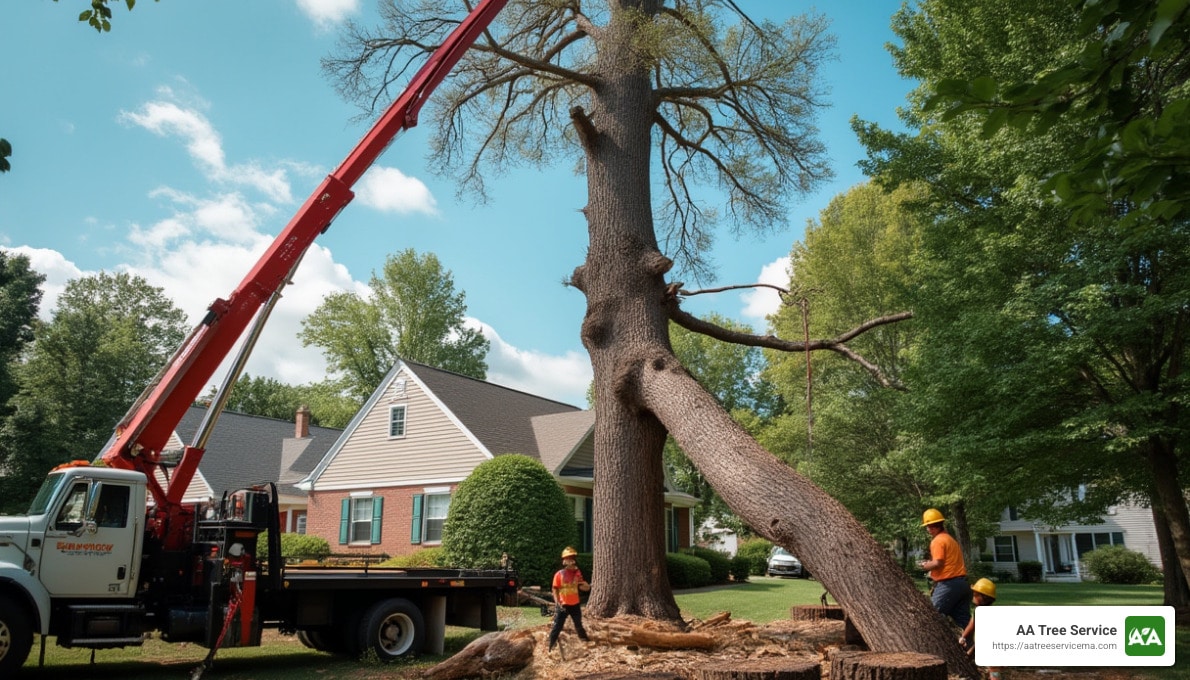 Crane Tree Removal Services: The Sky’s the Limit